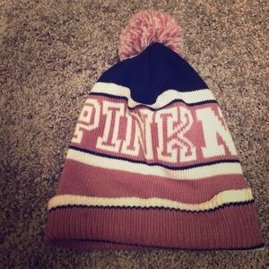 VS Pink beanie